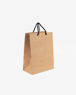 Kraft Paper Bag, Black Rope Handle