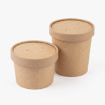 Kraft Ice Cream Cup and Lid Set