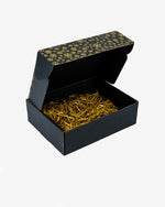 Mailing Box, Black Gold Christmas