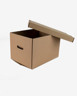 Archive Carton with Detachable Cover