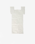 Frosted White Loop Pizza / Cake Plastic Bag with Handle