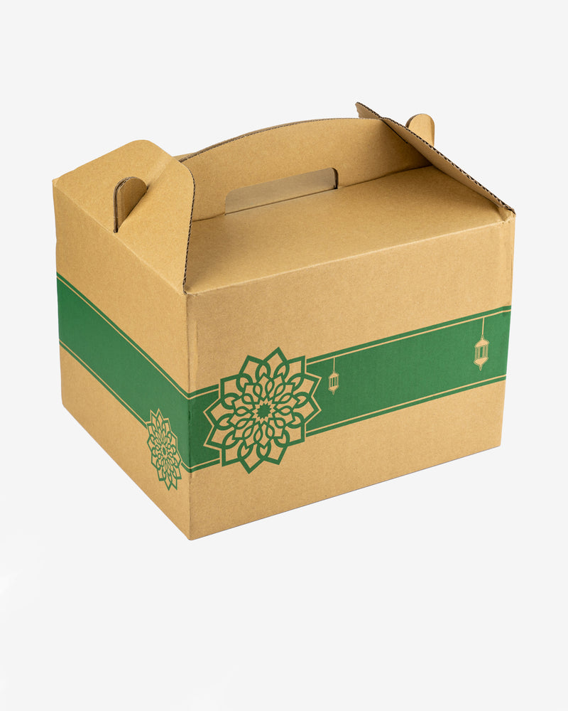 Green Flower Takeaway Box (L)