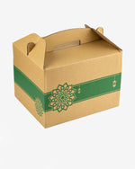 Green Flower Hari Raya Takeaway Box (L)
