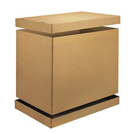 Heavy Duty Carton w/ Attached Top & Bottom Cove sleeve