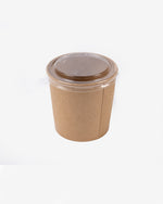 Kraft Soup Bowl and Lid Set, 10 pcs