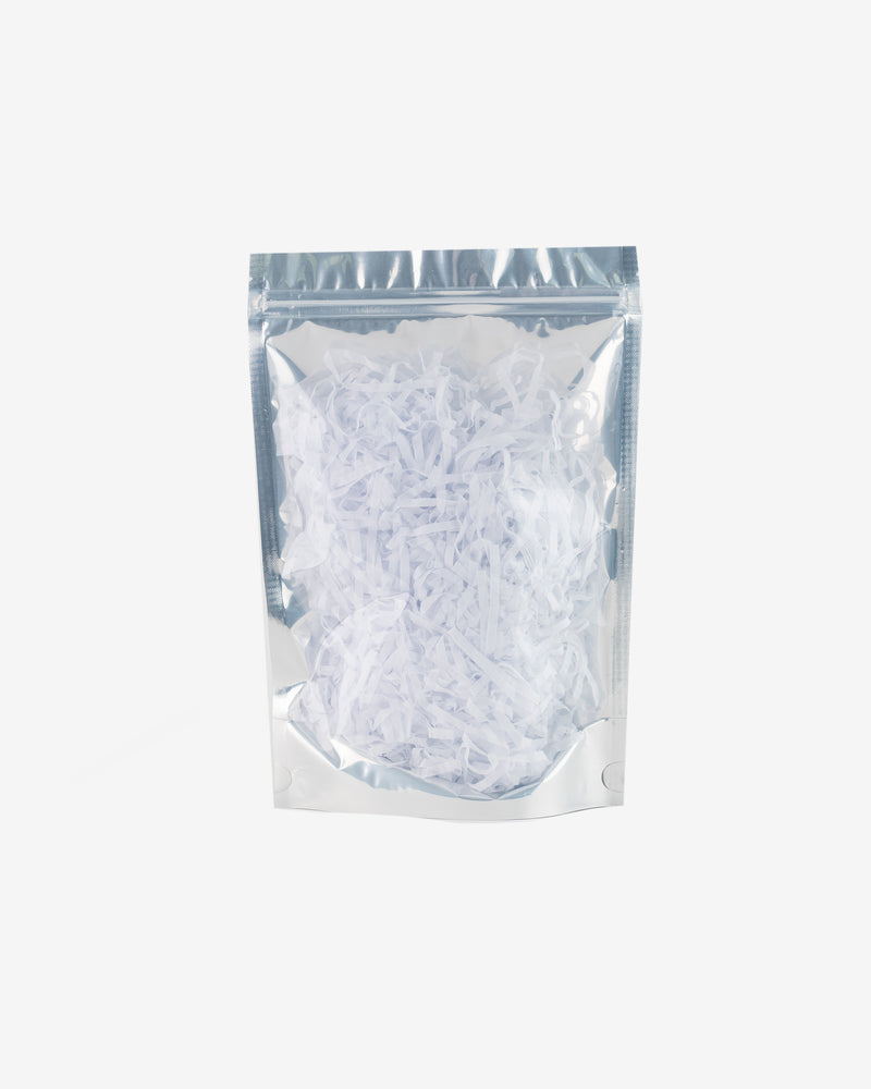 Standup Clear Silver Ziplock Pouch, 10 pcs