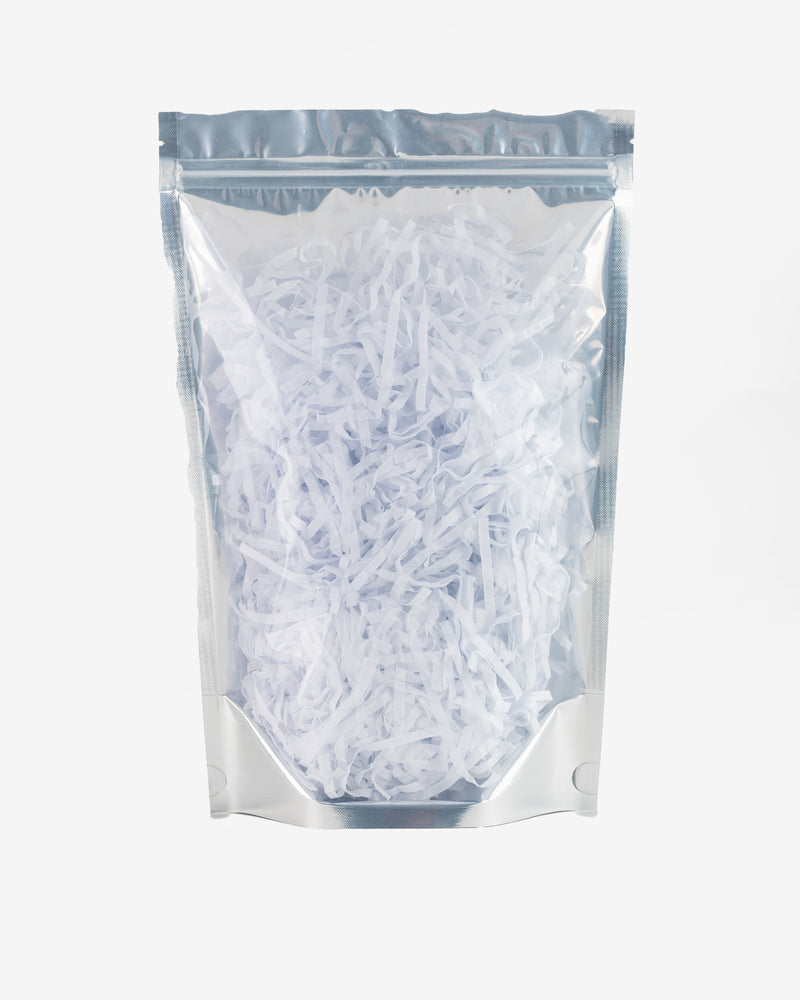 Standup Clear Silver Ziplock Pouch, 10 pcs