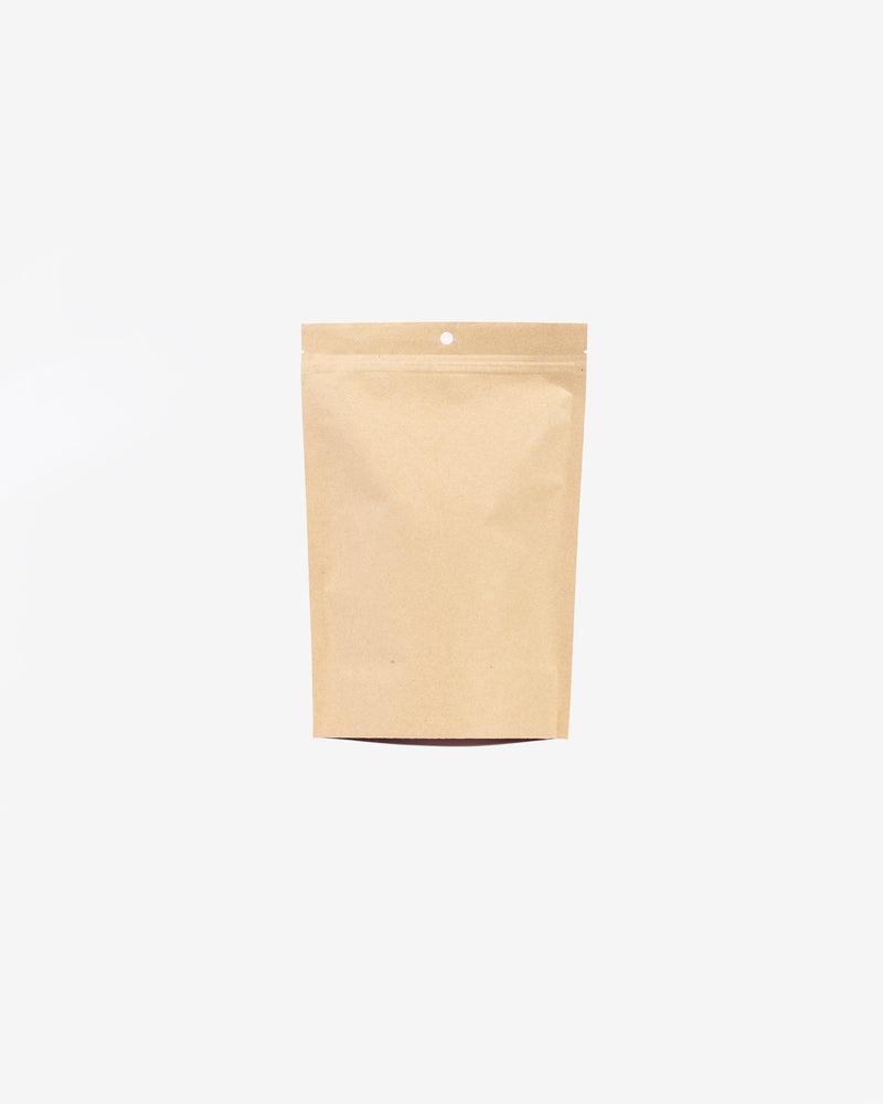 Standup Kraft Kraft Ziplock Pouch, 10 pcs