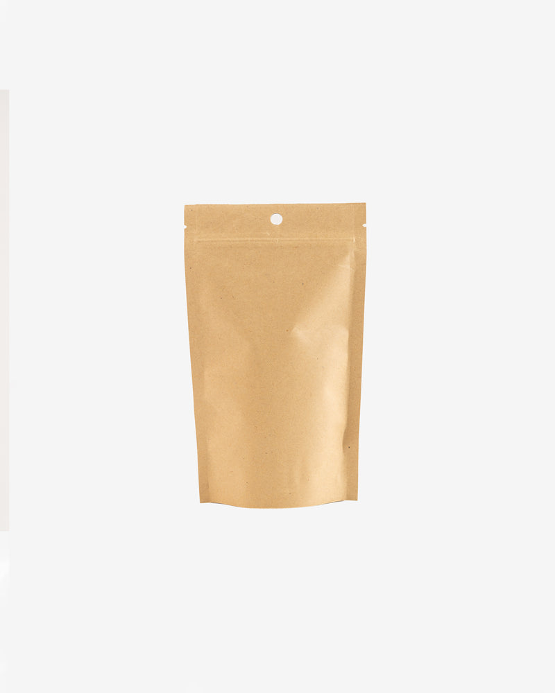 Standup Kraft Kraft Ziplock Pouch, 10 pcs