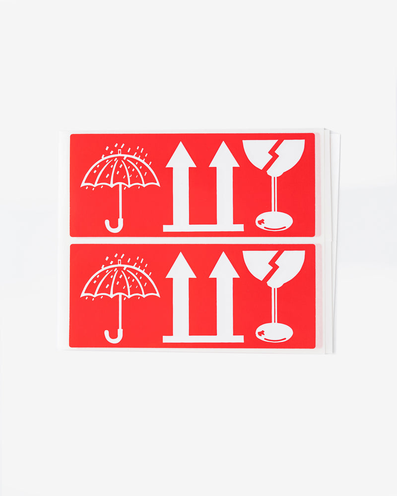 Upright Keep Dry Upright Fragile Labels, 20 pcs