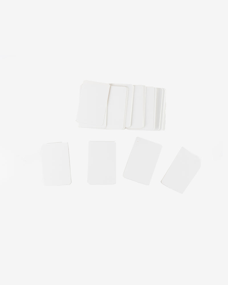 White Name Card, 100 pcs