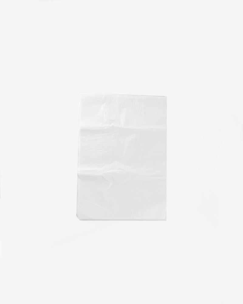 White Plastic Garbage Bag, 100 pcs