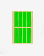 Colored Rectangular Coding Labels