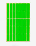 Colored Rectangular Coding Labels