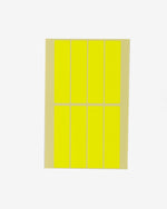Colored Rectangular Coding Labels