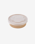 Kraft Paper Bowl and Lid Set