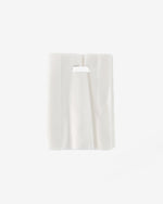 Plain White Die Cut Plastic Bag W/Handle