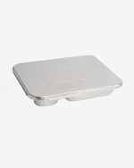 Aluminium Foil Lunch Box with Lid, 50 pcs