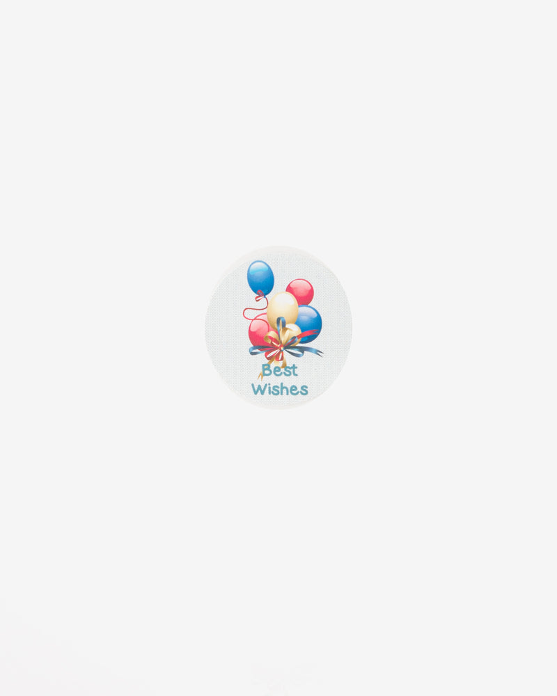 Best Wishes Balloons Gift Seal, 5 pcs
