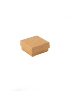 Kraft Flat Square Lid and Base Box, 10 pcs