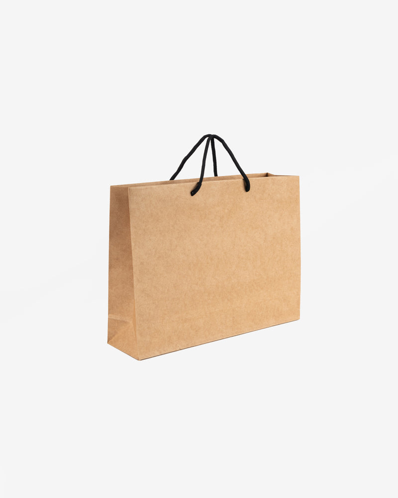 Kraft Landscape Black Rope Handle Paper Bag