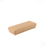 Kraft Long Flat Lid and Base Box, 10 pcs