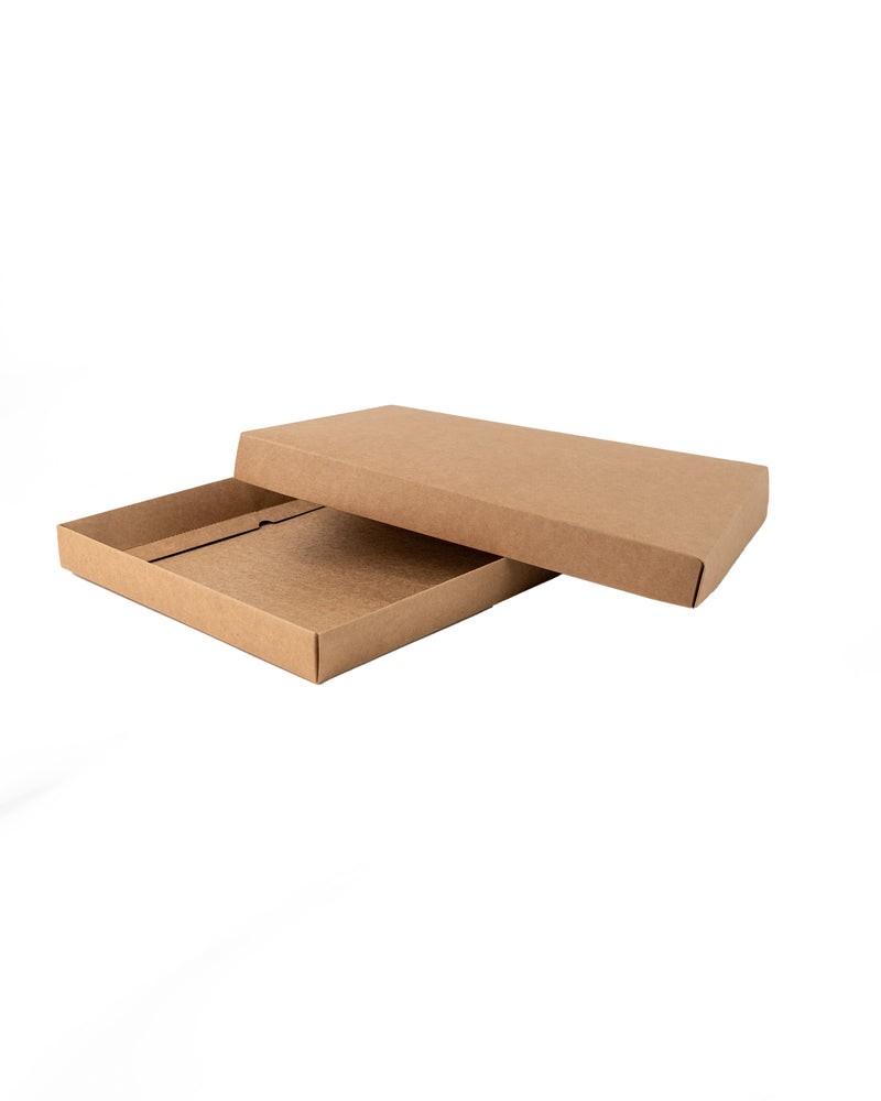 Kraft Rectangular Lid and Base Box, 10 pcs