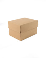 Kraft Rectangular Lid and Base Box, 10 pcs