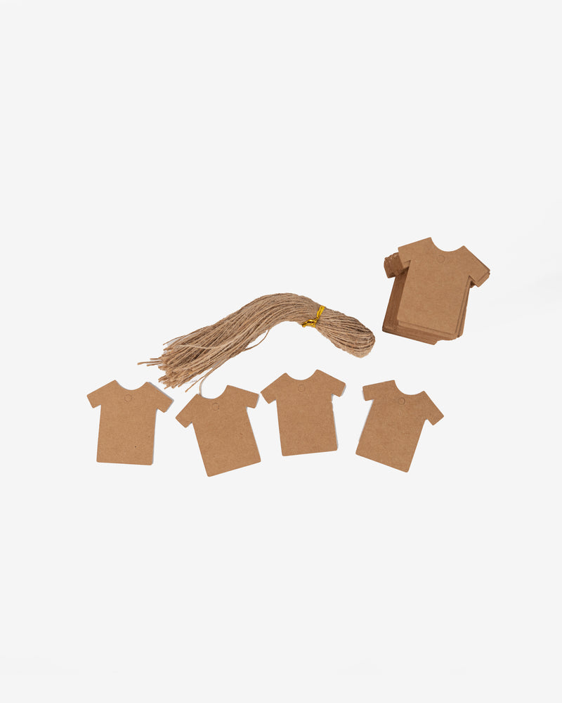 Kraft Shirt Tag, 100 pcs