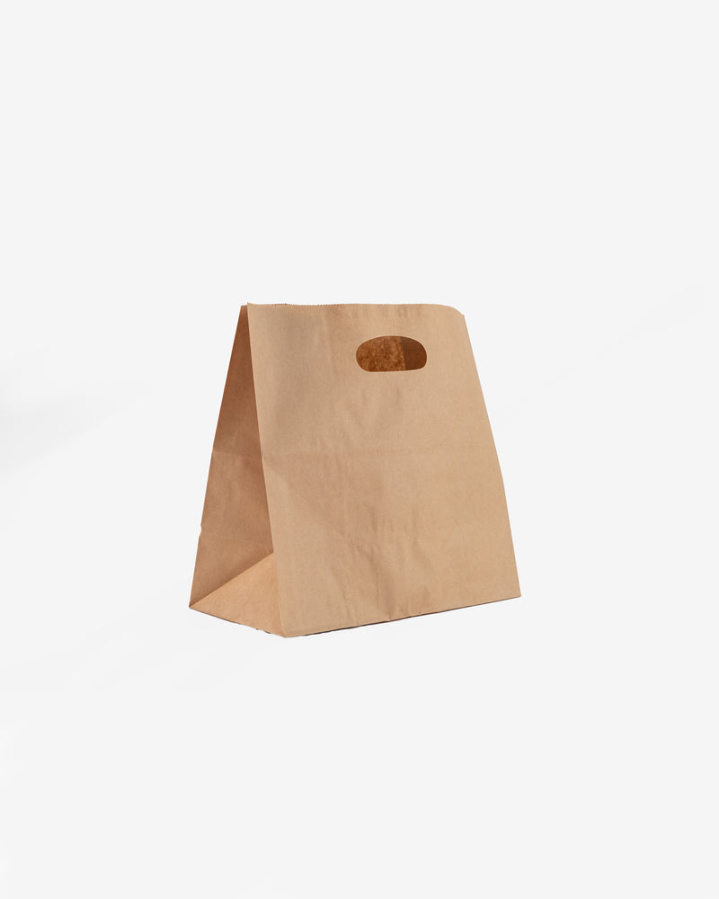 Kraft Takeaway Paper Bag, 100 pcs