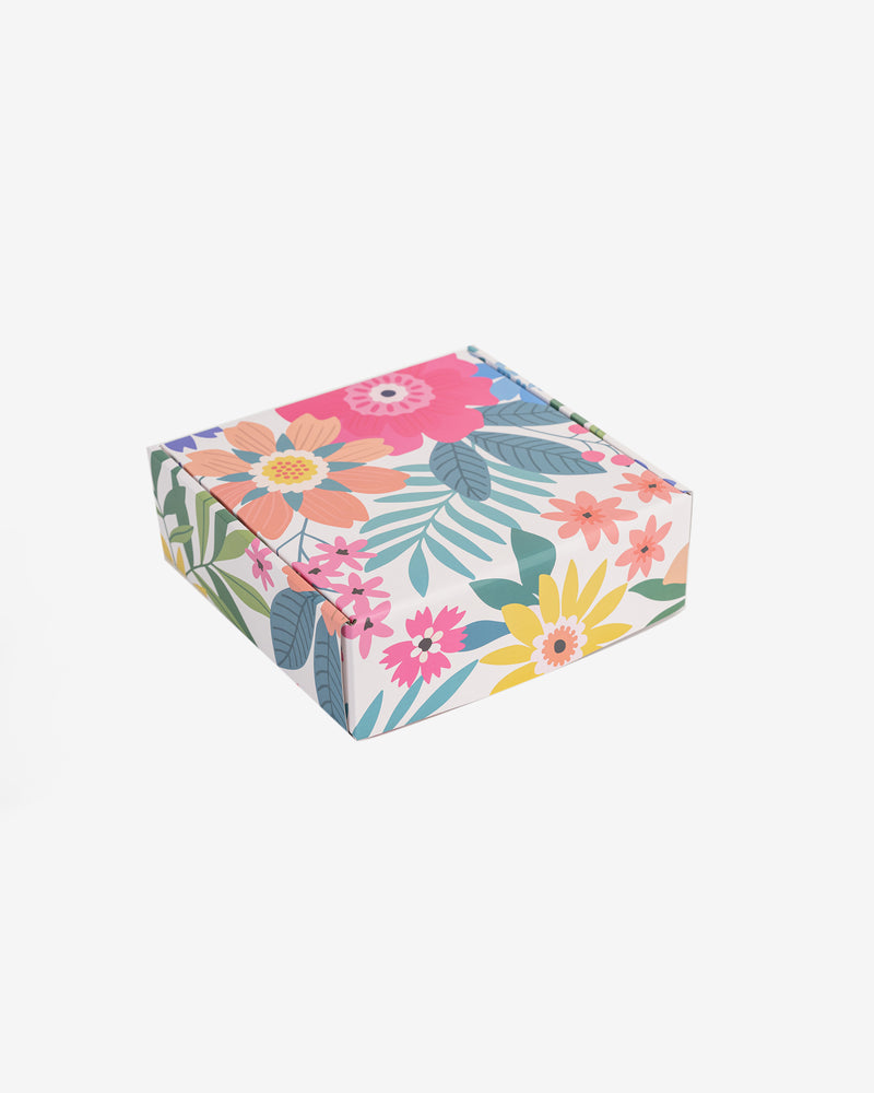 Floral Print Mooncake Box