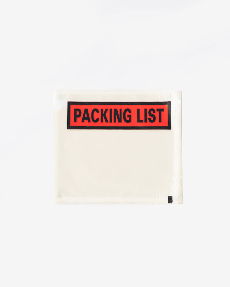 Printed Packing List, 10 pcs