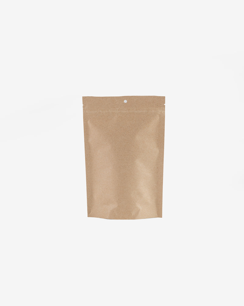 Standup Kraft Kraft Ziplock Pouch, 10 pcs