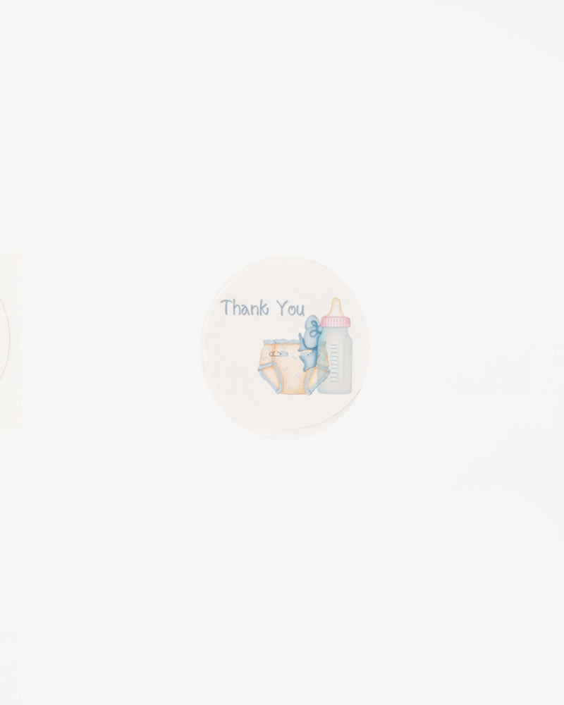 Thank You Bottle Diaper Gift Seal, 5 pcs