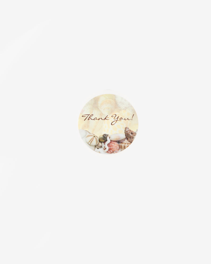 Thank You By The Sea Gift Seal, 5 pcs
