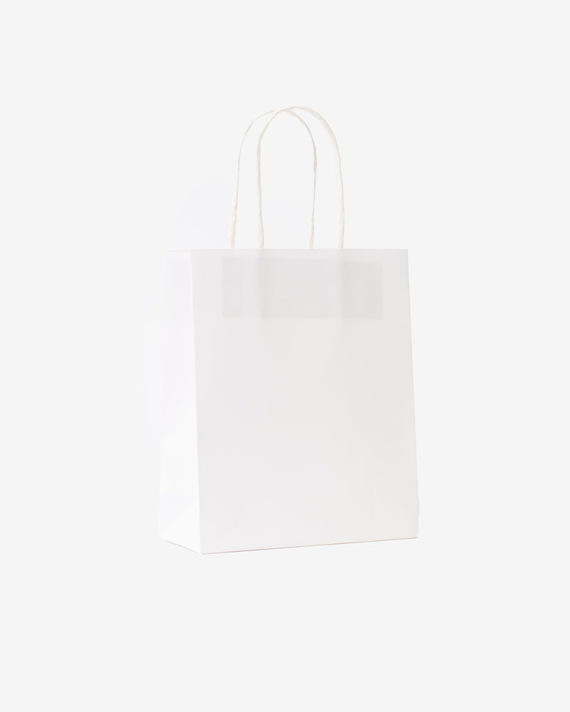 White Kraft Eco Paper Bag (S)