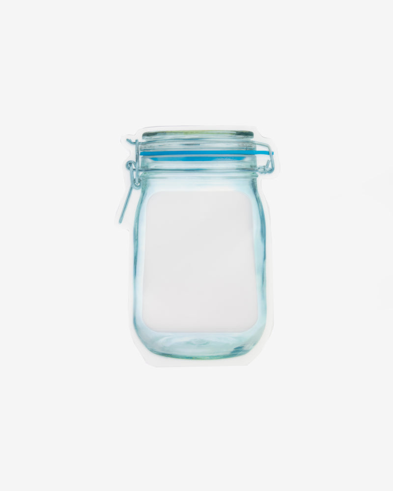 Standup Mason Jar Bottle Ziplock Pouch, 10 pcs