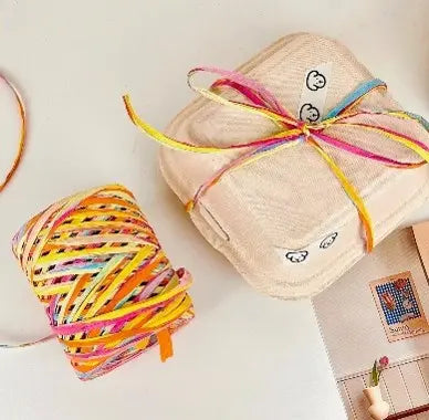 Rainbow Raffia Rope