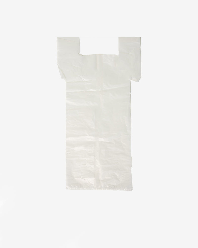 Frosted White Loop Pizza / Cake Plastic Bag with Handle