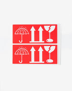 Keep Dry/ Upright/ Fragile Label 20pcs/pack