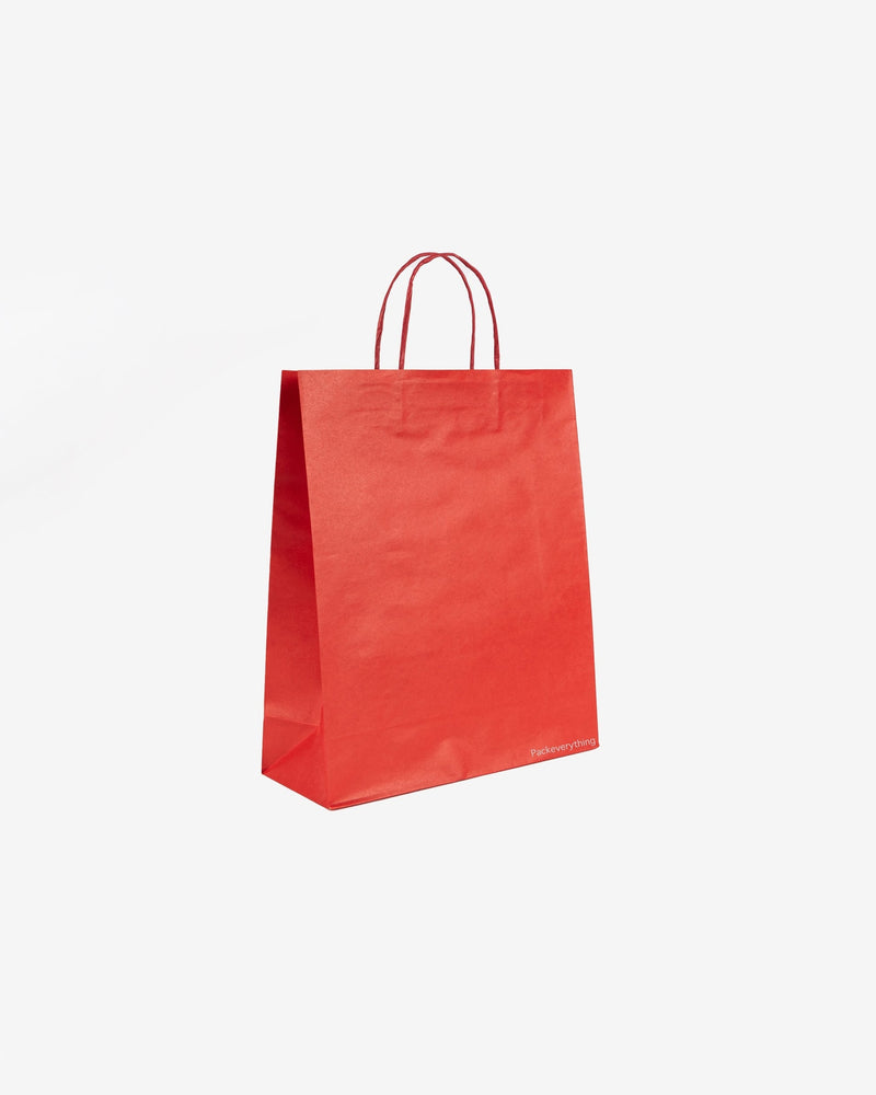 Color Kraft Paper Bag Red