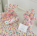Colorful Polka Dot Packaging Cloth (5pcs)