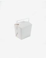 White Pail Box with Handle