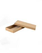 Kraft Long Flat Lid and Base Box, 10 pcs