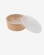 Kraft Paper Bowl and Lid Set, 10 pcs