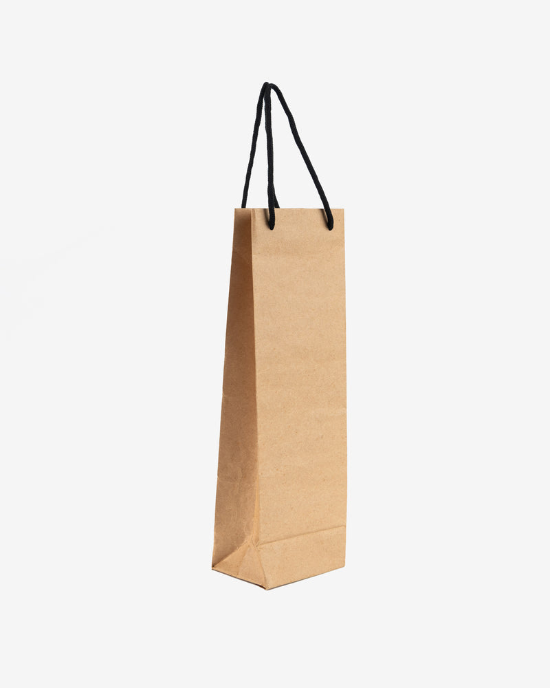 Kraft Single Wine Black Rope Handle Paper Bag