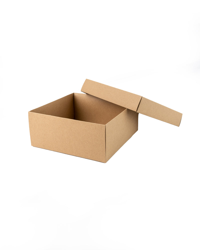 Kraft Square Lid and Base Box, 10 pcs