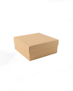Kraft Square Lid and Base Box, 10 pcs