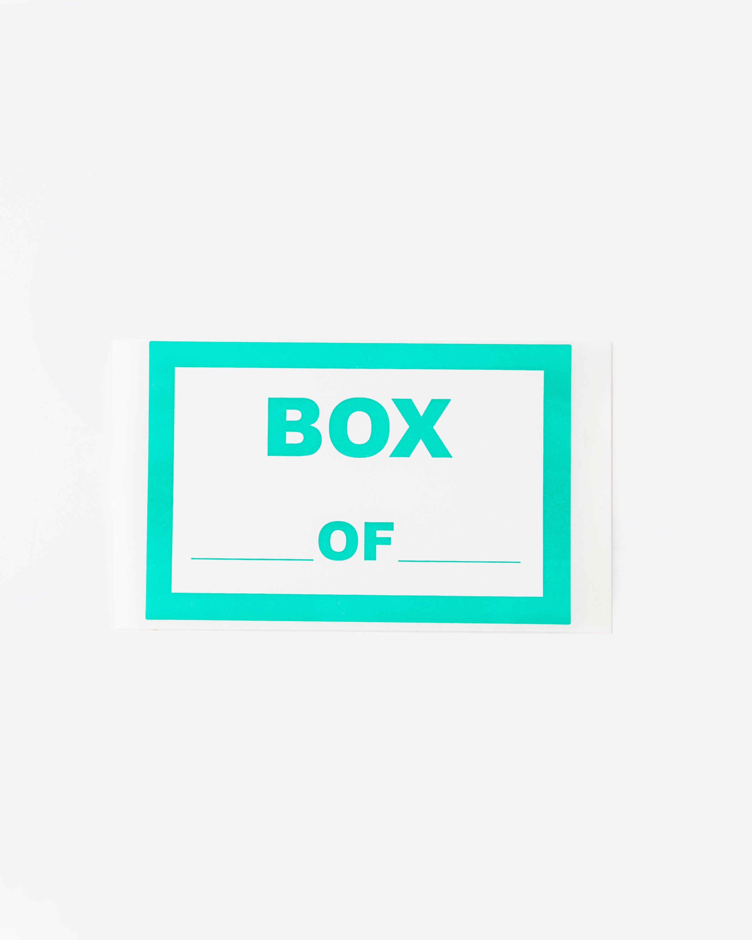 Numbering Box Labels, 20 pcs – Packeverything.com.sg