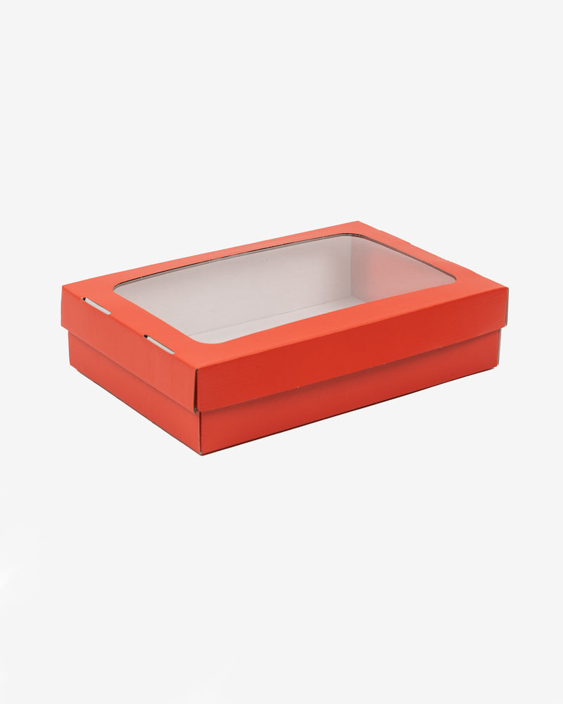 Red Catering Tray & Lid
